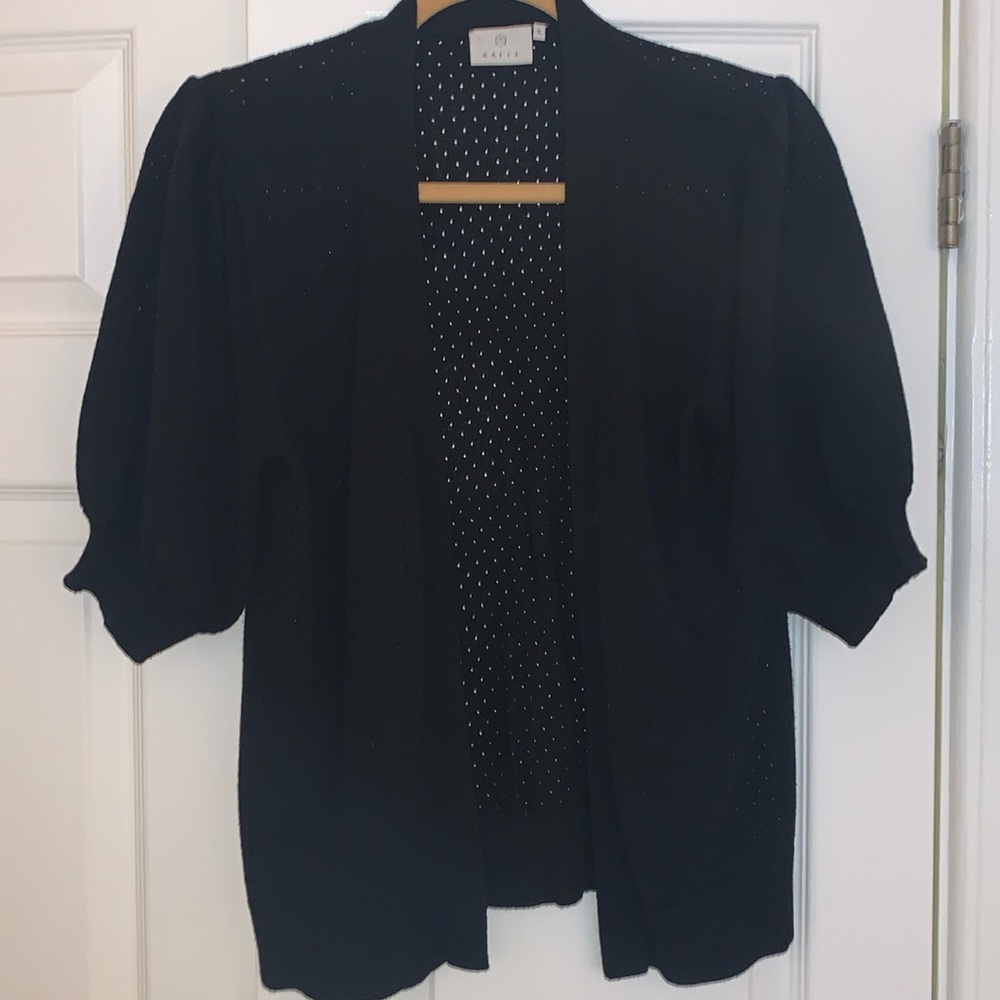Women’s black Kaffe open cardigan